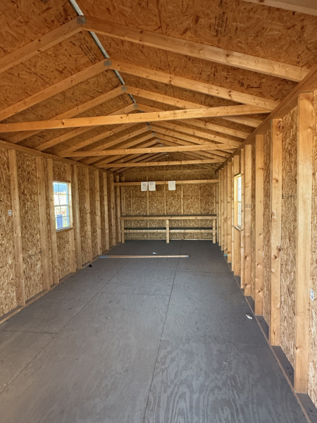 New 2025 12x32 Yoder Porch Cabin