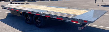 New Diamond C Trailers DET 22' Power Tilt Deck over Trailer 18,000LB, Non Skid Floor, 8K Axles, 17.5" Tires