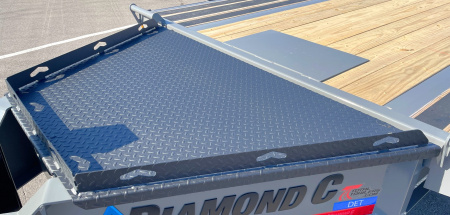 New Diamond C Trailers DET 22' Power Tilt Deck over Trailer 18,000LB, Non Skid Floor, 8K Axles, 17.5" Tires