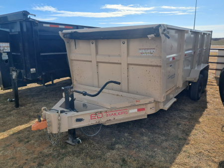 Used 2025 ED Trailers 16' Roll off Bumper Pull Dump Trailer