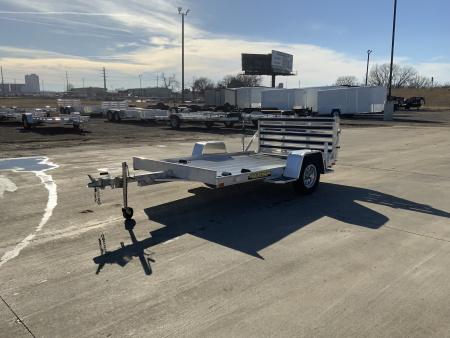 Used 2025 Aluma 72 X 10 Bifold Tailgate Utility Trailer