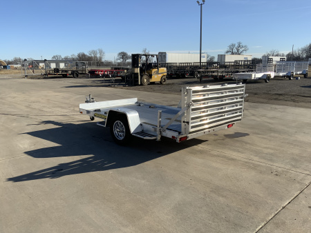 Used 2025 Aluma 72 X 10 Bifold Tailgate Utility Trailer