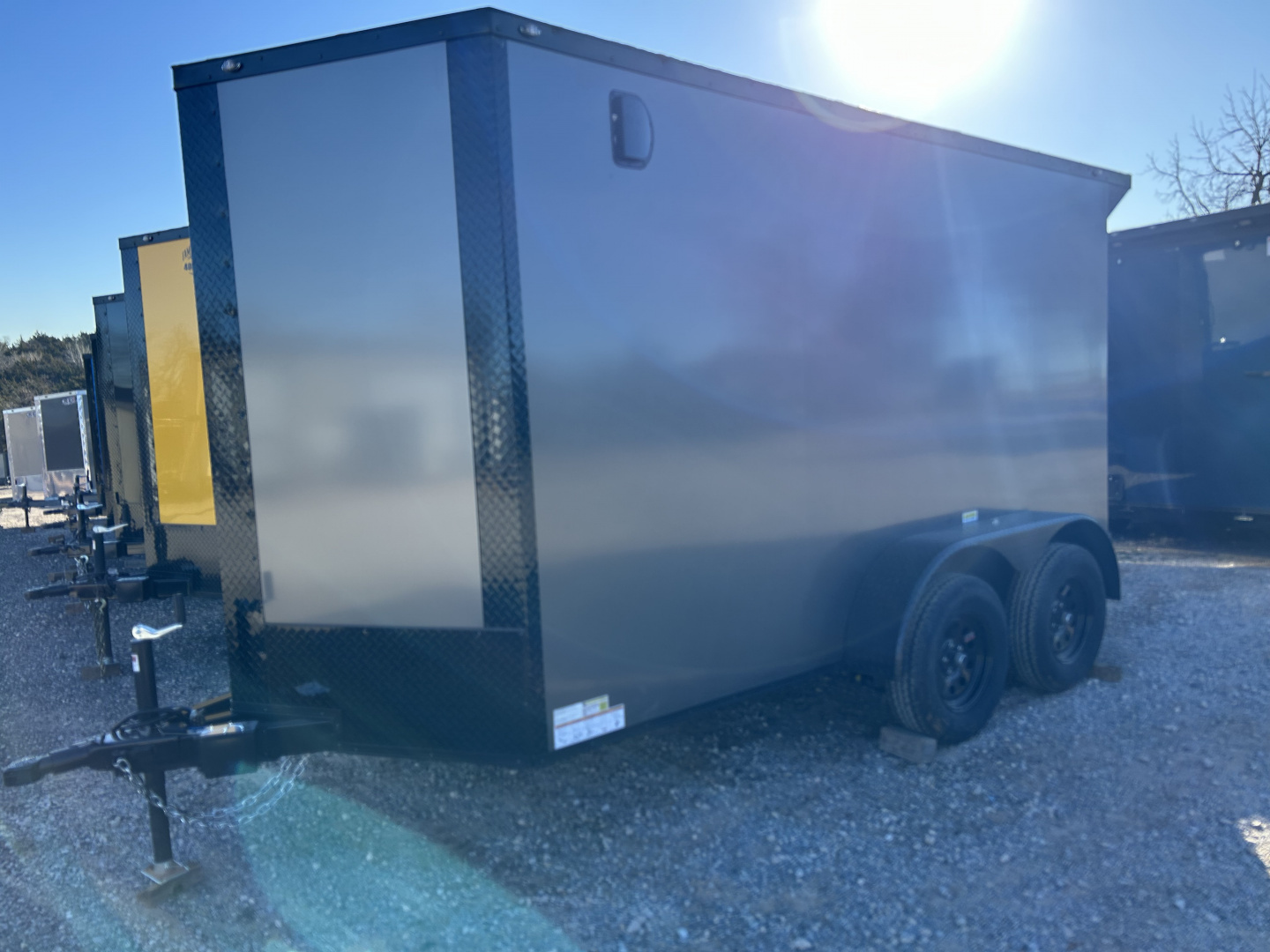 New 2026 Family Trailer 6x12 Tandem Axles Cargo / Enclosed Trailer ...