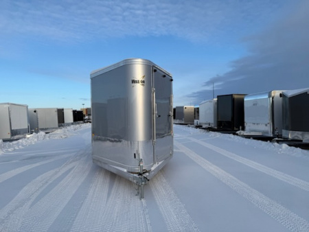 New 2026 Mission MES7.5X18+5 IF Snowmobile Trailer