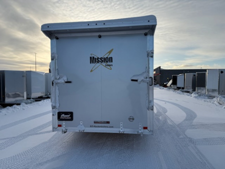 New 2026 Mission MES7.5X18+5 IF Snowmobile Trailer