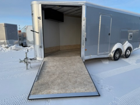 New 2026 Mission MES7.5X18+5 IF Snowmobile Trailer