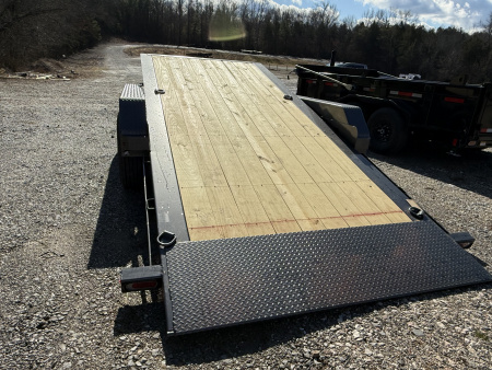 New 2026 Diamond C HDT 307 24’ Tilt Trailer, 24K GVWR, 2 SPD JACK, FORK HOLDERS