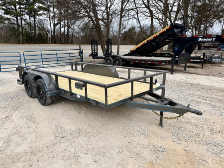New 2026 Bellwether MFG 14' Light Pipe Idler Utility Trailer