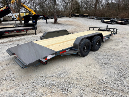 New 2026 Bellwether MFG 12K 20' Car Hauler Power Tilt 83" Wide Car Hauler