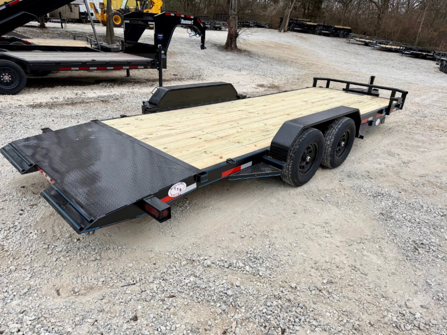 New 2026 Bellwether MFG 12K 22' Car Hauler Power Tilt 83" Wide Car Hauler