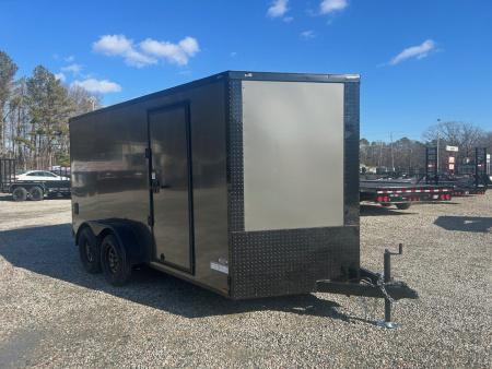 New 2026 Anvil 7X14 7K w/ Ramp Door & Black Out Package Cargo / Enclosed Trailer
