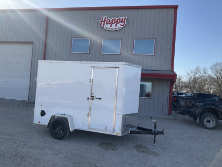 New 2026 Compass 6'x10' Enclosed Cargo Trailer - Indigo DLX