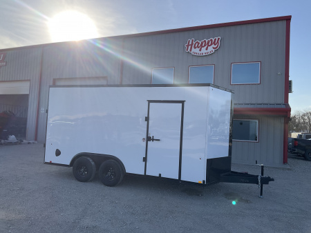 New 2026 Compass 8.5x16' Enclosed Cargo Trailer - Indigo DLX