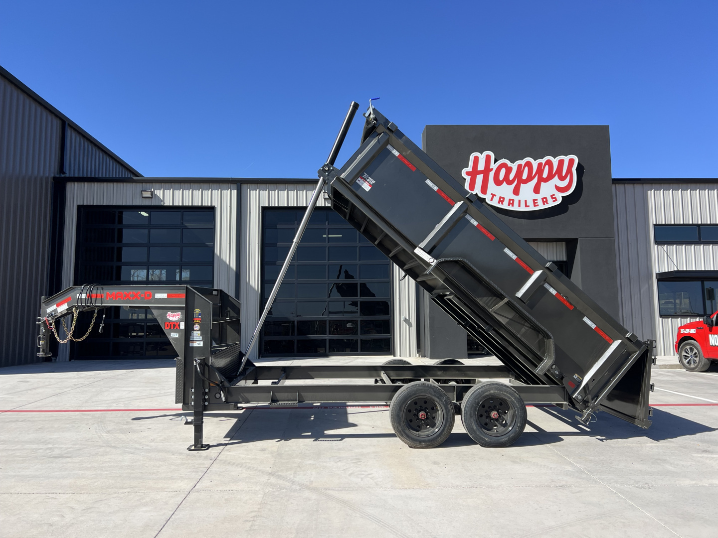 New 2026 MAXX-D 83”x14' 18K Gooseneck Dump w/ 36” Sides – DTX for