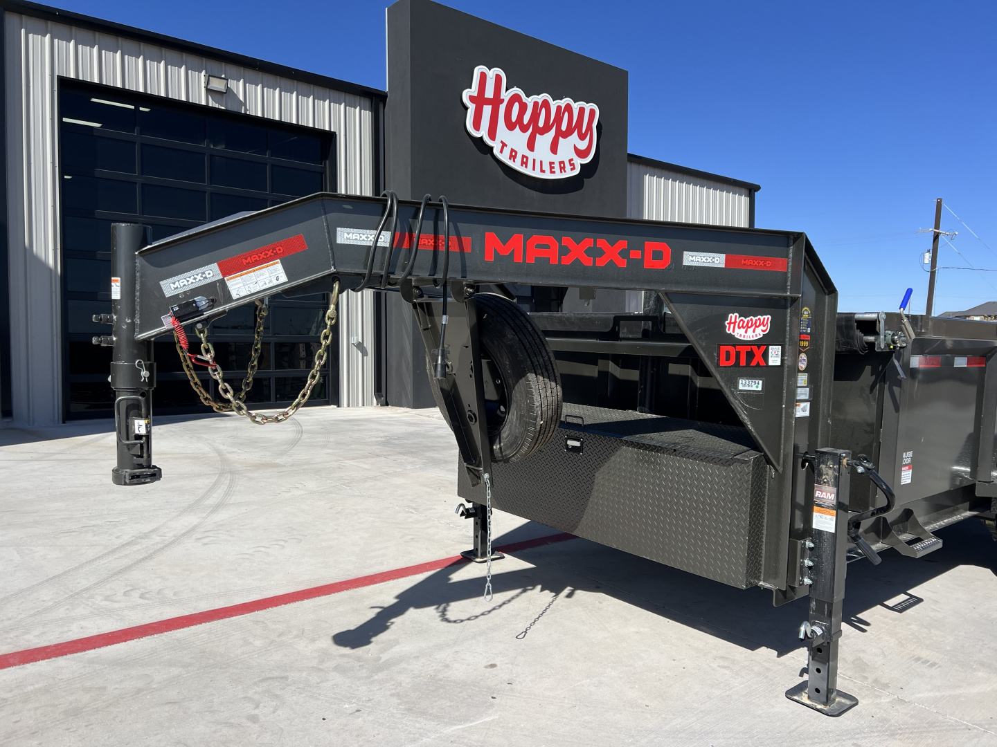 New 2026 MAXX-D 83”x14' 18K Gooseneck Dump w/ 36” Sides – DTX for