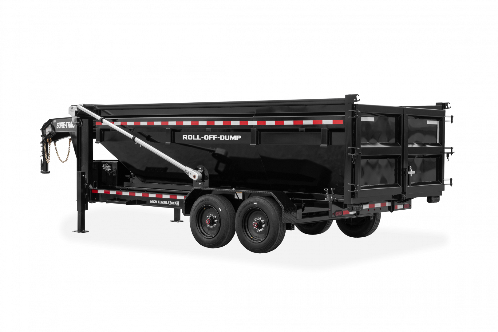 New 2025 Sure-Trac 17.6 Carrier W/ 16' & 14' Bins Dump Trailer