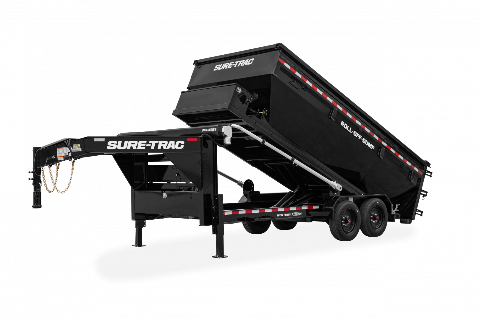 New 2025 Sure-Trac 17.6 Carrier W/ 16' & 14' Bins Dump Trailer