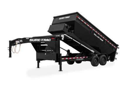 New 2025 Sure-Trac 17.6 Carrier W/ 16' & 14' Bins Dump Trailer