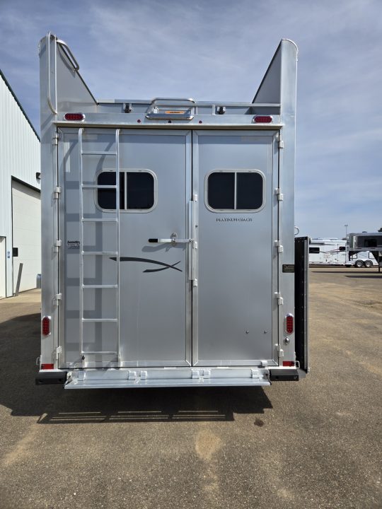 New 2025 Platinum Coach 3H Outlaw Conversion Horse Trailer