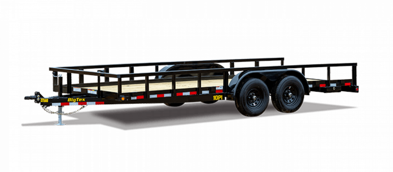 New 10PI-18 Big Tex Tandem Utility Trailers