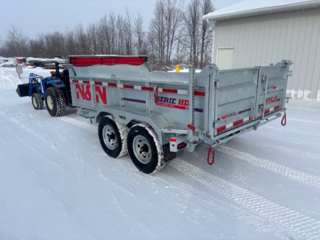 New 2026 N & N Trailers 7x12 15K Dump Trailer