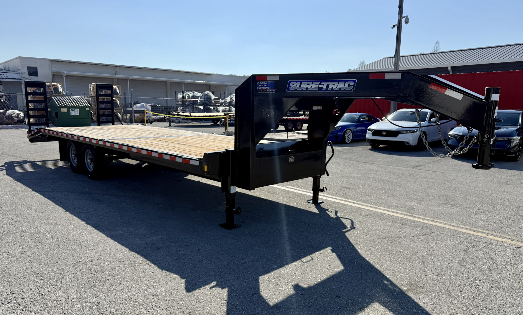 New 2025 Sure-Trac 8.5x24+4 Standard Duty 15K GN Beavertail Deckover Trailer