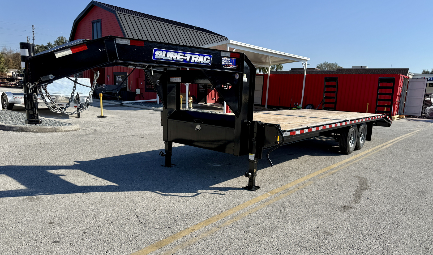 New 2025 Sure-Trac 8.5x24+4 Standard Duty 15K GN Beavertail Deckover Trailer