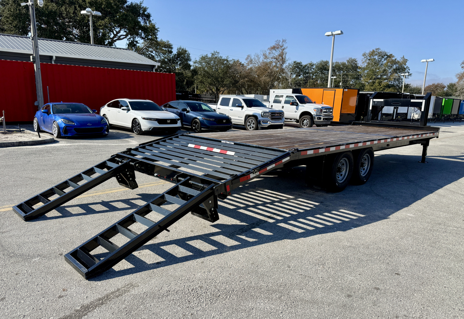 New 2025 Sure-Trac 8.5x24+4 Standard Duty 15K GN Beavertail Deckover Trailer
