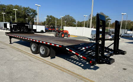 New 2025 Sure-Trac 8.5x24+4 Standard Duty 15K GN Beavertail Deckover Trailer