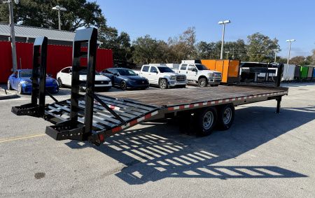 New 2025 Sure-Trac 8.5x24+4 Standard Duty 15K GN Beavertail Deckover Trailer