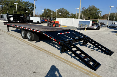 New 2025 Sure-Trac 8.5x24+4 Standard Duty 15K GN Beavertail Deckover Trailer