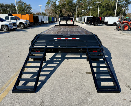 New 2025 Sure-Trac 8.5x24+4 Standard Duty 15K GN Beavertail Deckover Trailer
