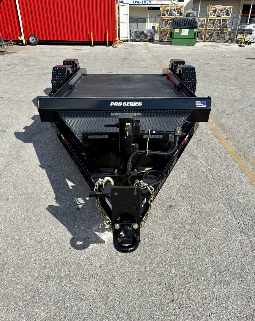 New 2024 Sure-Trac 7X14 15.4K Drop Deck Equipment Trailer