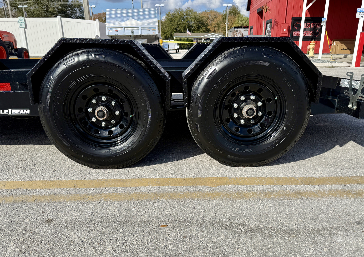 New 2024 Sure-Trac 7X14 15.4K Drop Deck Equipment Trailer