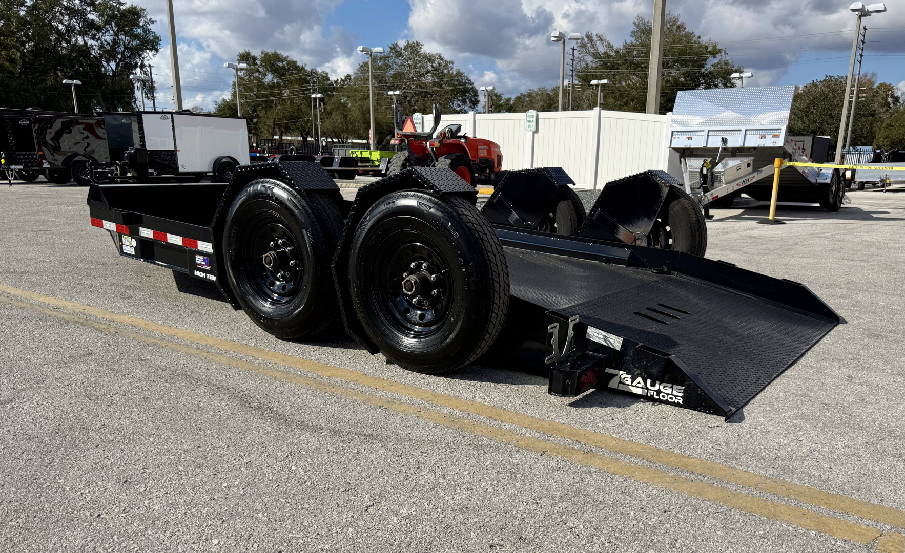 New 2024 Sure-Trac 7X14 15.4K Drop Deck Equipment Trailer