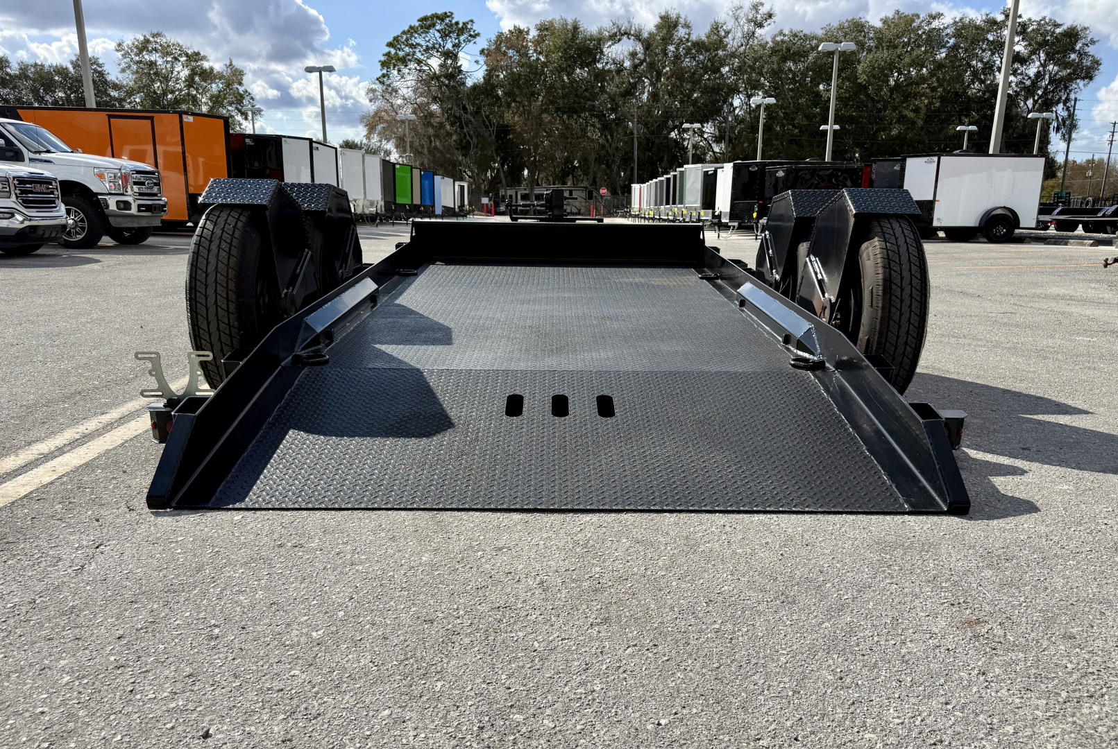 New 2024 Sure-Trac 7X14 15.4K Drop Deck Equipment Trailer