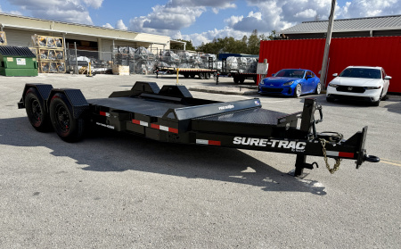 New 2024 Sure-Trac 7X14 15.4K Drop Deck Equipment Trailer