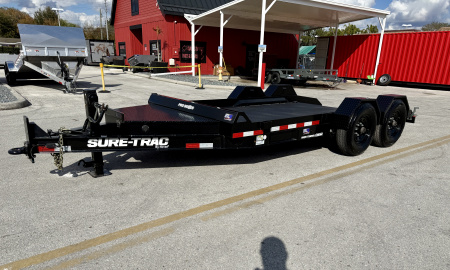 New 2024 Sure-Trac 7X14 15.4K Drop Deck Equipment Trailer