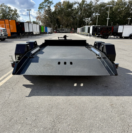 New 2024 Sure-Trac 7X14 15.4K Drop Deck Equipment Trailer