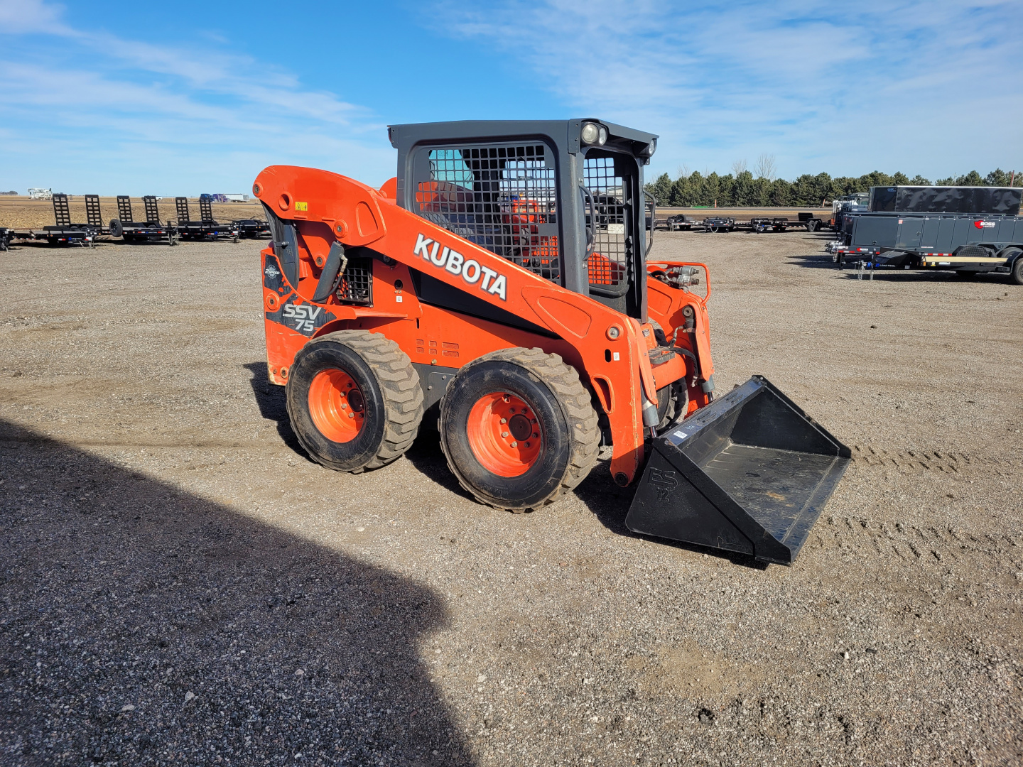 Used 2019 Kubota SSV75 Skid Steer