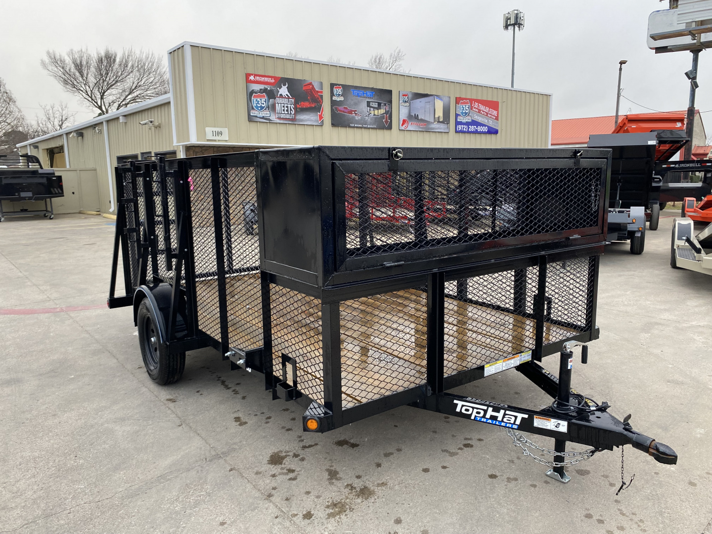 New 2026 Top Hat Trailers 12X83 LS Landscape Trailer