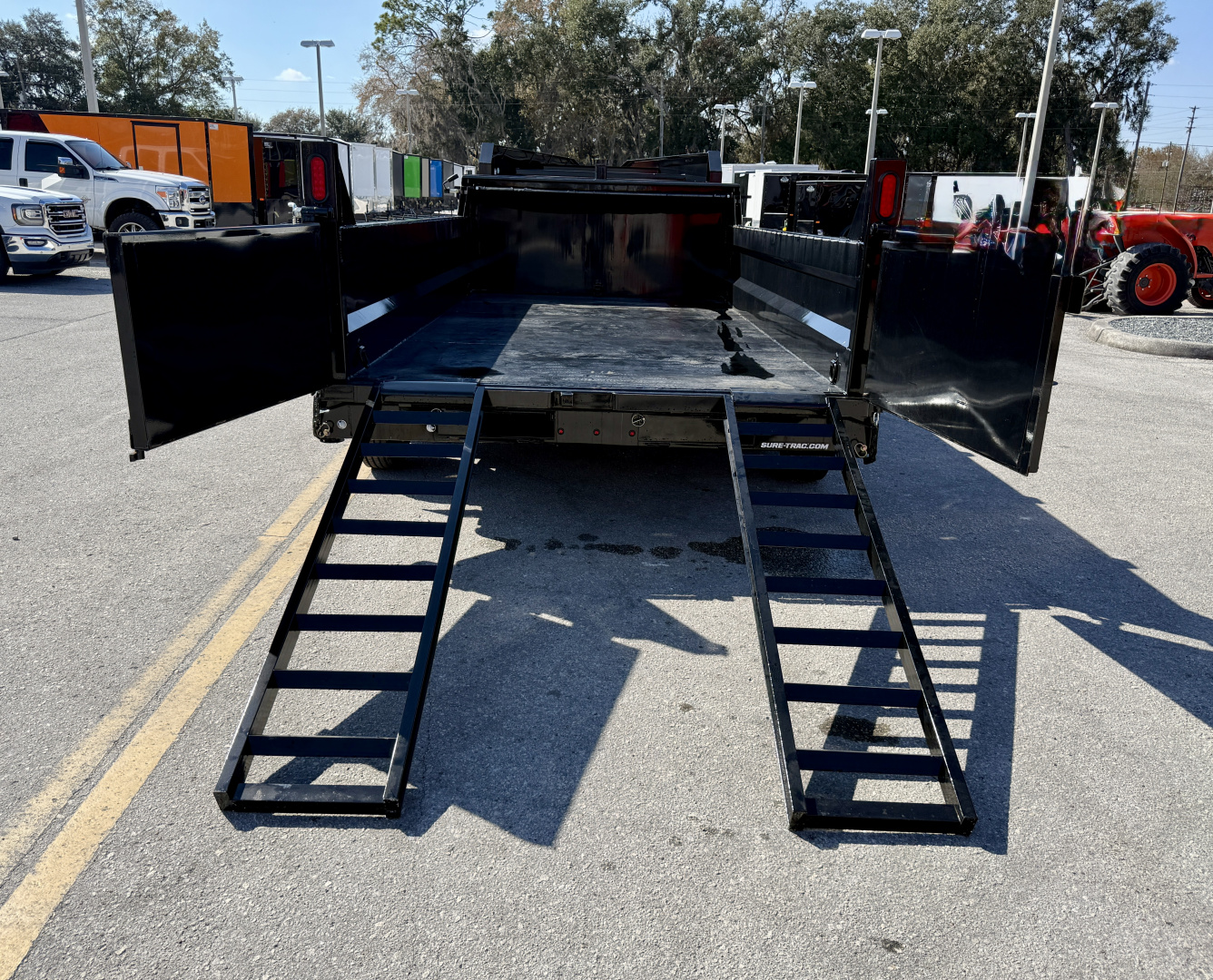 New 2025 Sure-Trac 7x14 Pro Series Telescopic GN 17.6K Dump Trailer