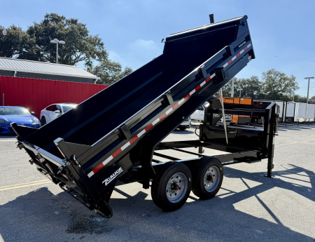 New 2025 Sure-Trac 7x14 Pro Series Telescopic GN 17.6K Dump Trailer