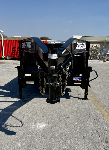 New 2025 Sure-Trac 7x14 Pro Series Telescopic GN 17.6K Dump Trailer
