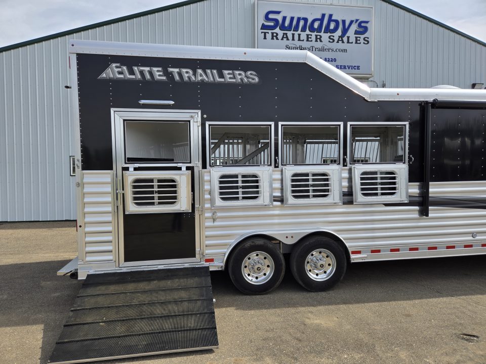 New 2026 Elite Trailers 4H Outlaw Conversion Horse Trailer