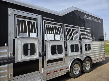 New 2026 Elite Trailers 4H Outlaw Conversion Horse Trailer
