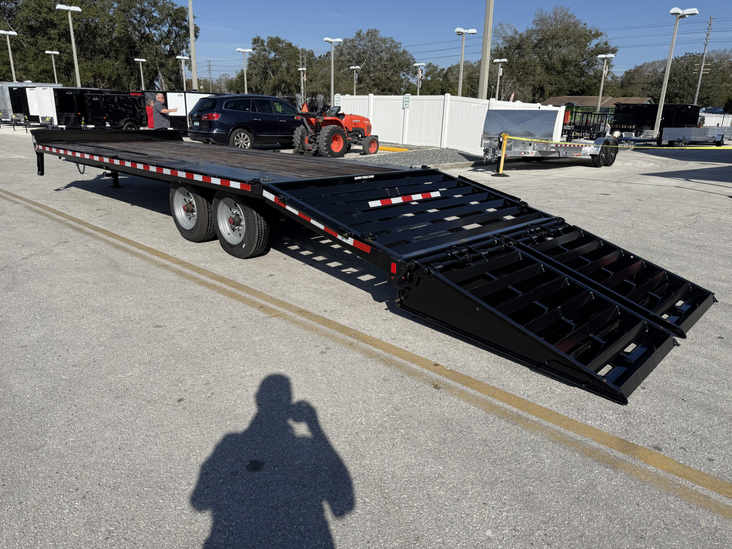 New 2025 Sure-Trac 8.5x20+5 HD LP Beavertail 17.6K Deckover Trailer