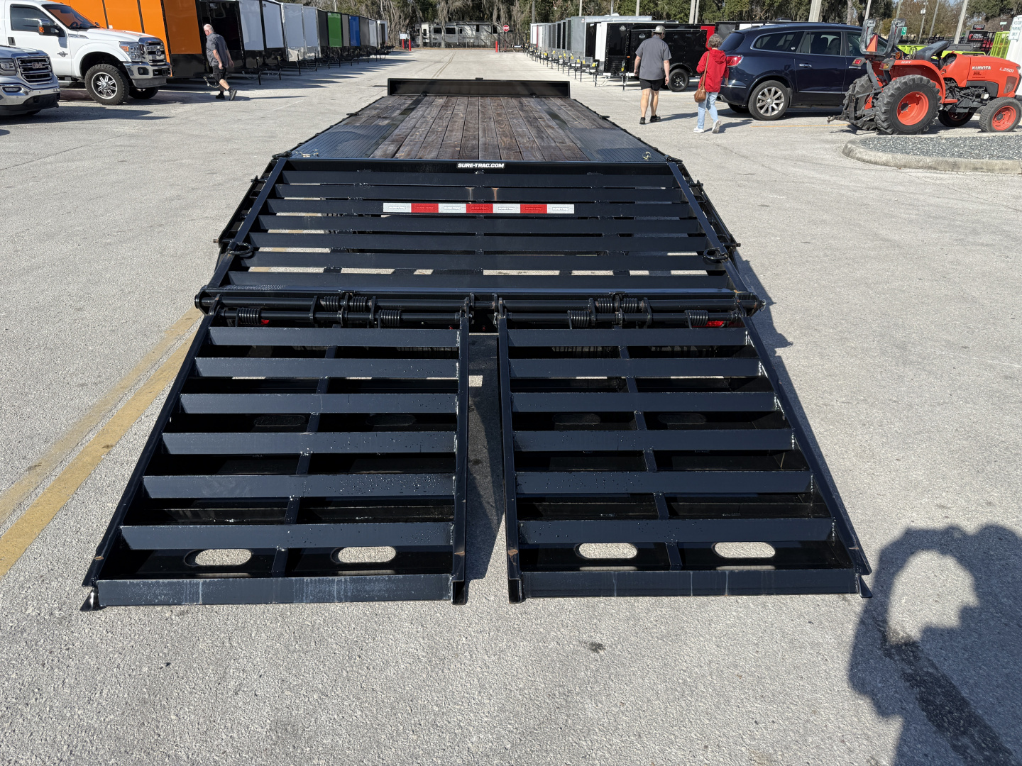 New 2025 Sure-Trac 8.5x20+5 HD LP Beavertail 17.6K Deckover Trailer