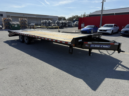New 2025 Sure-Trac 8.5x20+5 HD LP Beavertail 17.6K Deckover Trailer
