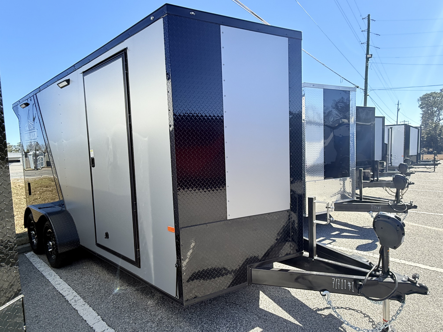 New 2026 Rock Solid Cargo 7x16 Motorcycle Trailer